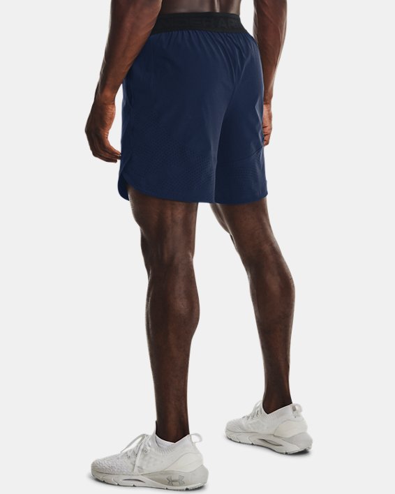 Men's UA Stretch Woven Shorts, Blue, pdpMainDesktop image number 2